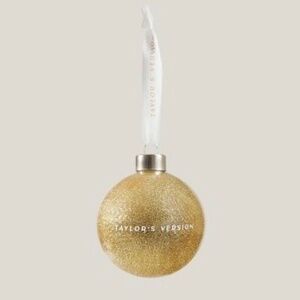 Taylor Swift Taylor's Version Glitter Ornament NEW